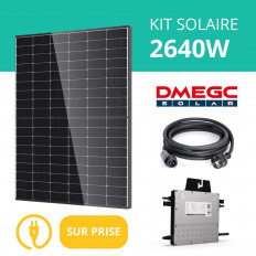 Kit solaire autoconsommation 2640W plug and play